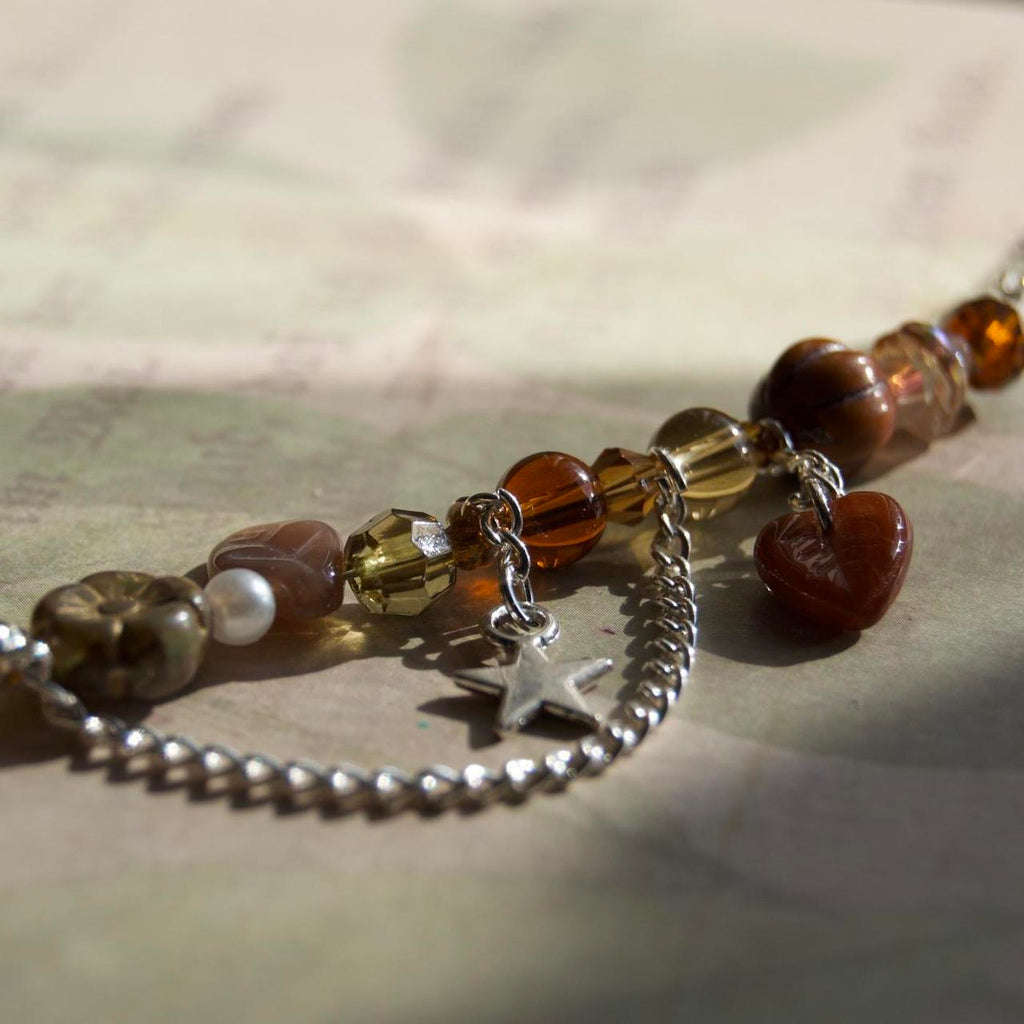 dragonfly forest necklace