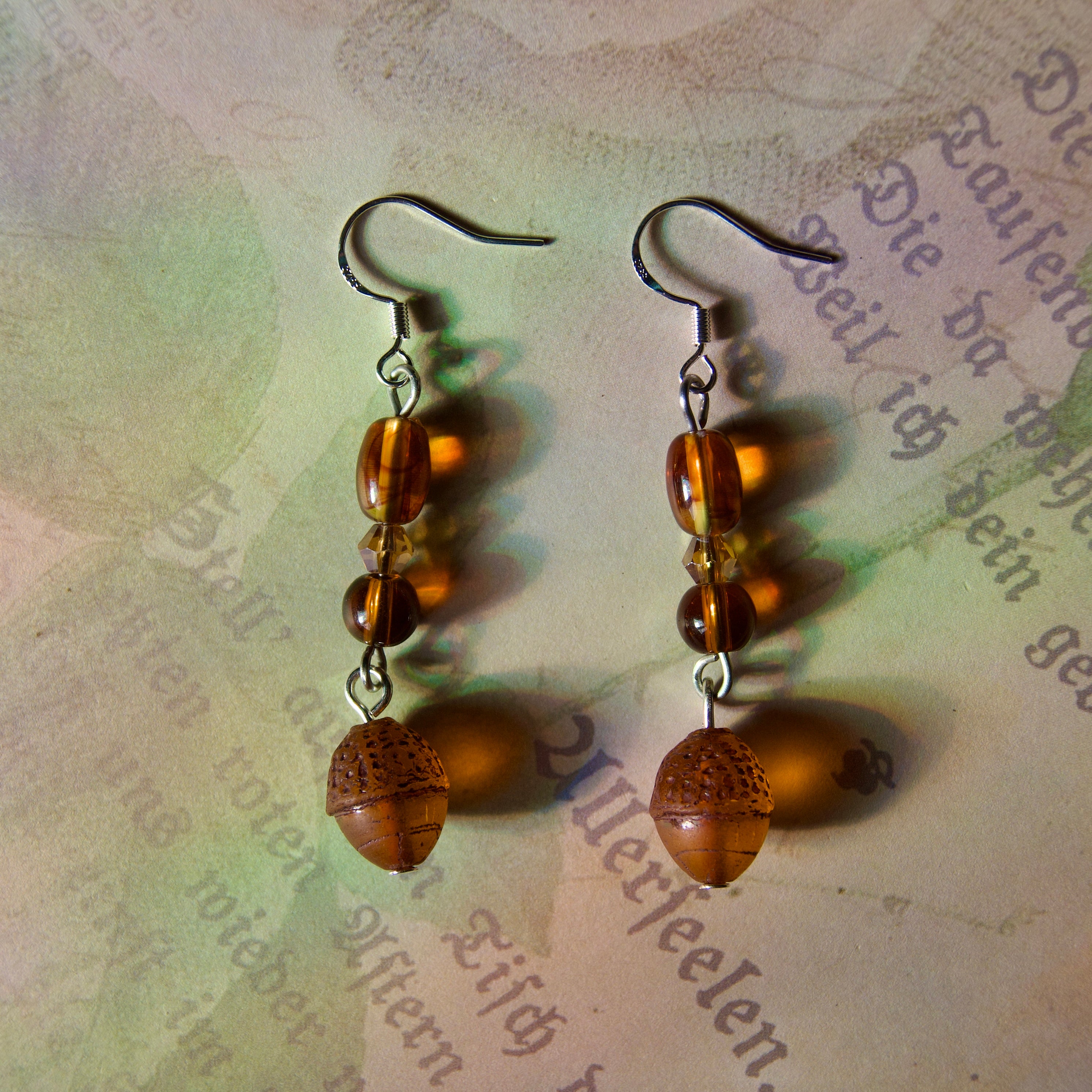 acorn earrings