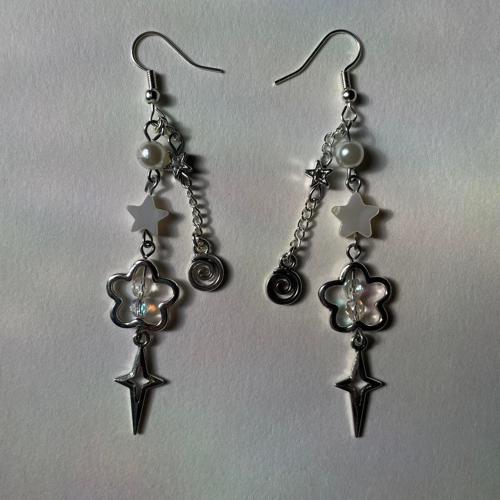 spiral star earrings