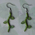 vine leaf earrings