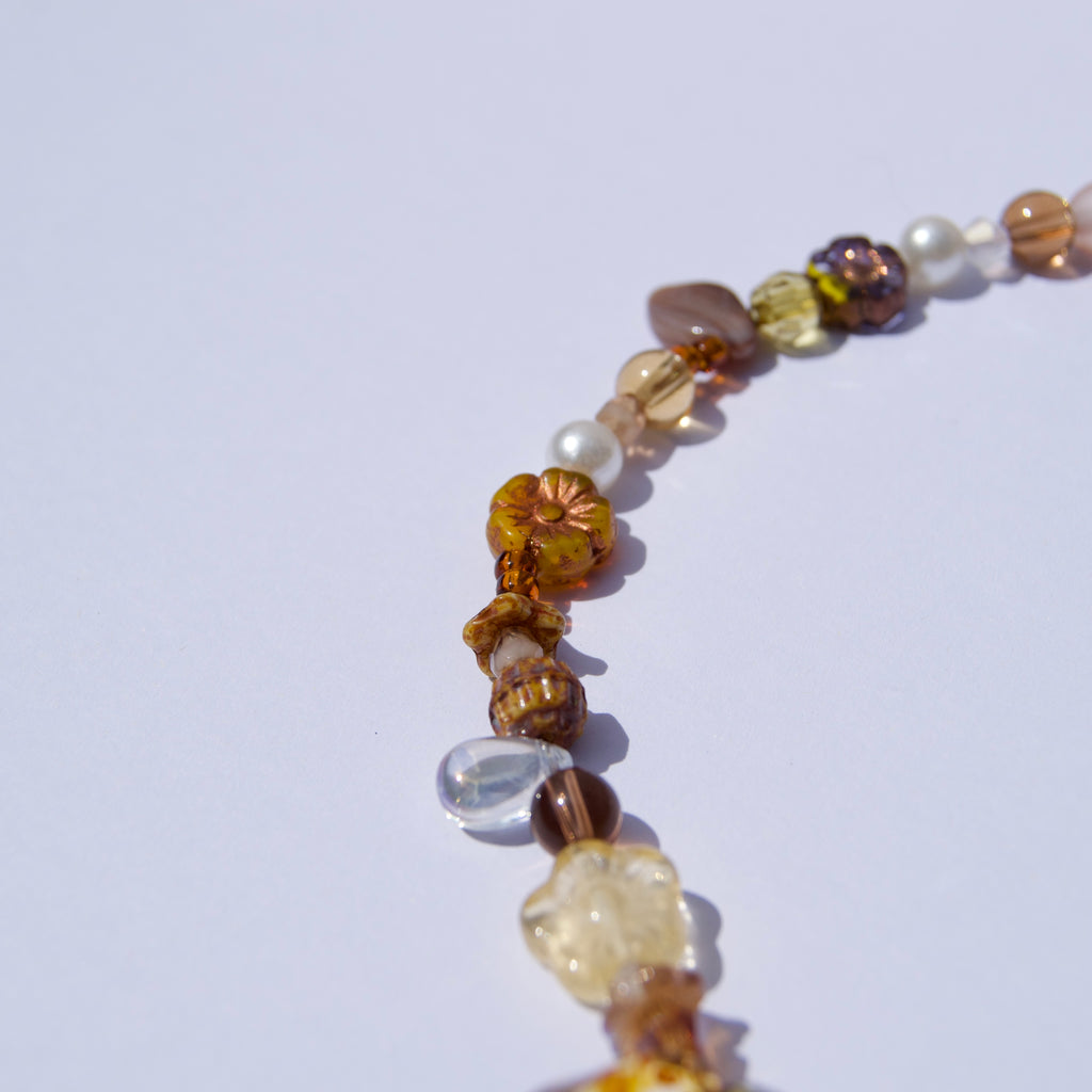 spring flower necklace