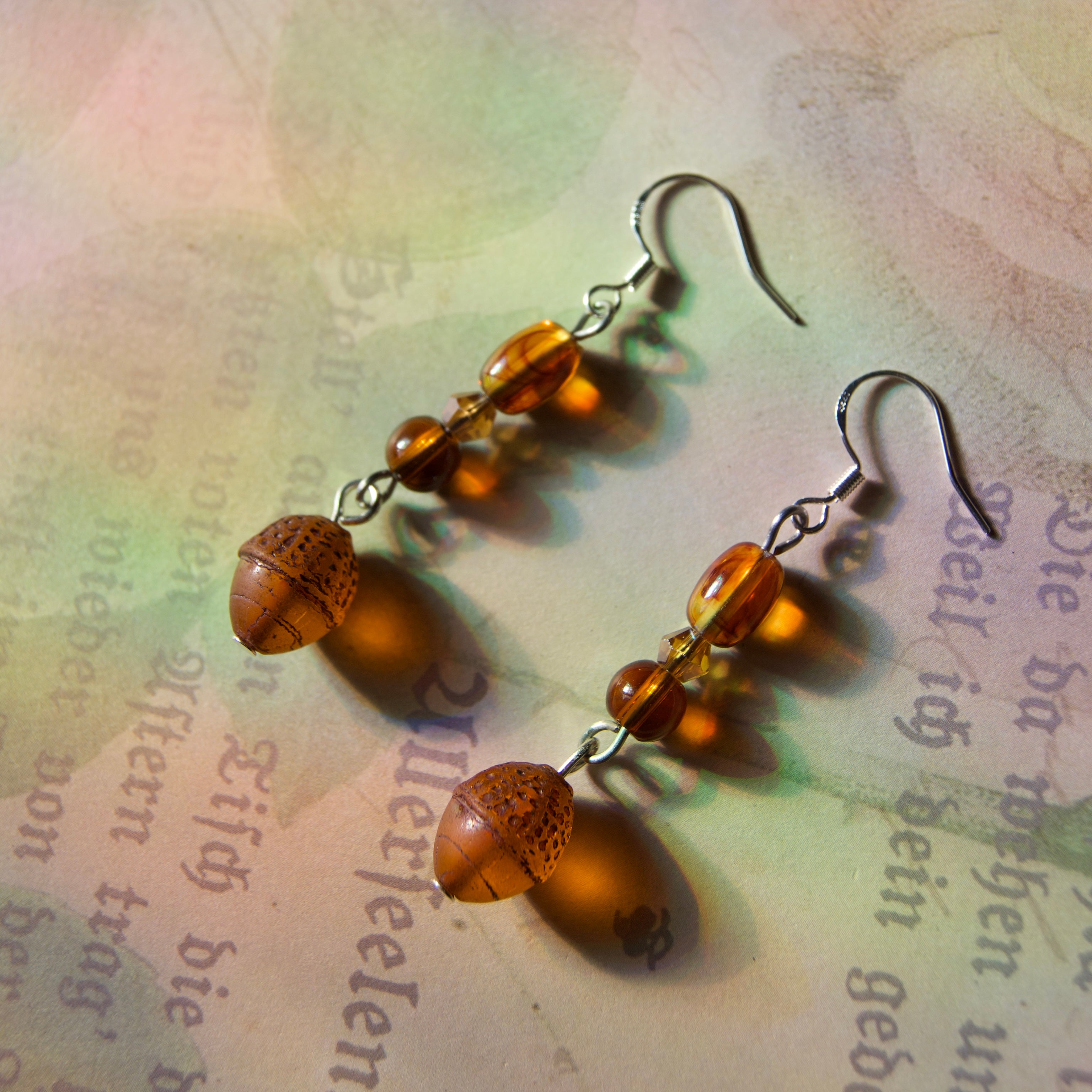 acorn earrings