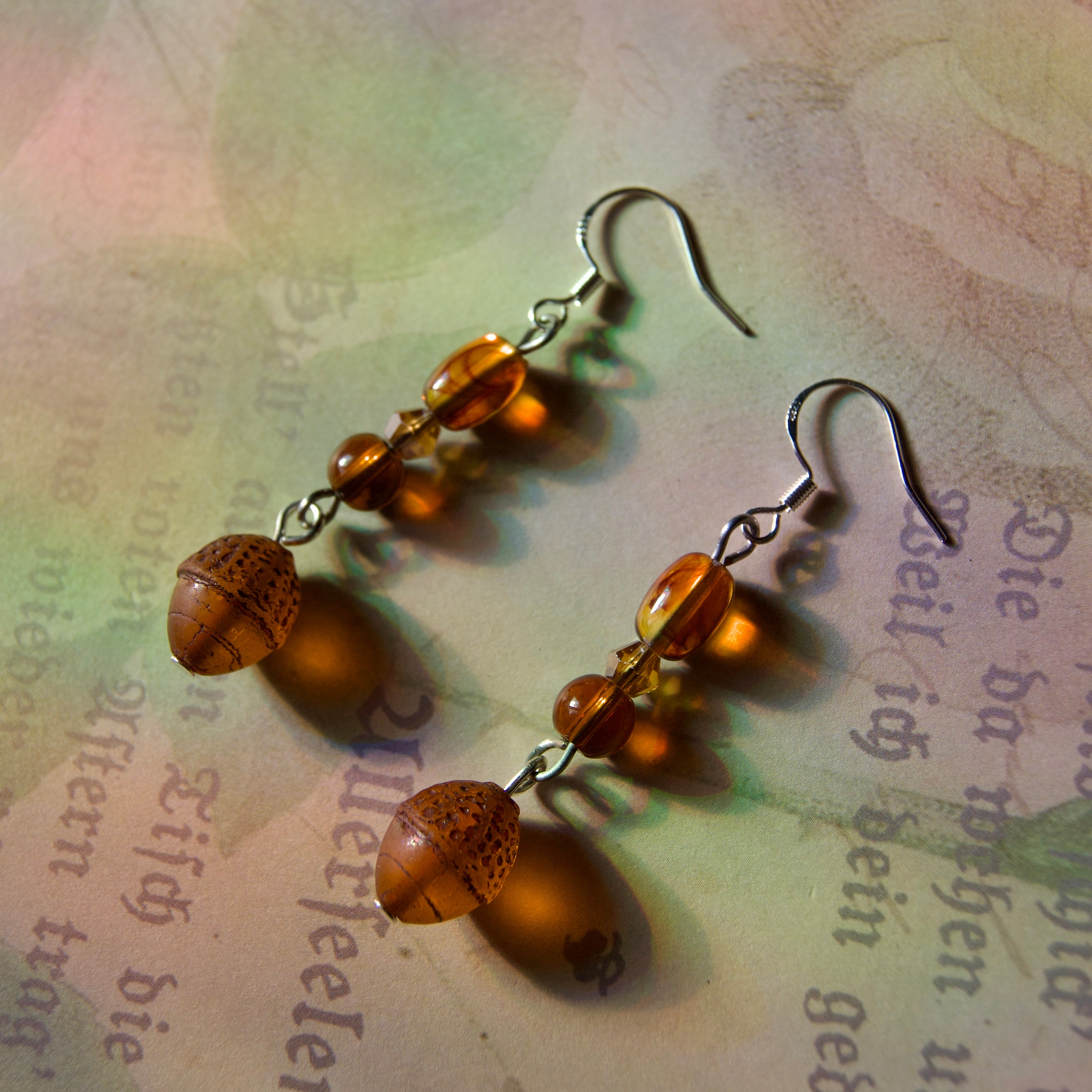 acorn earrings